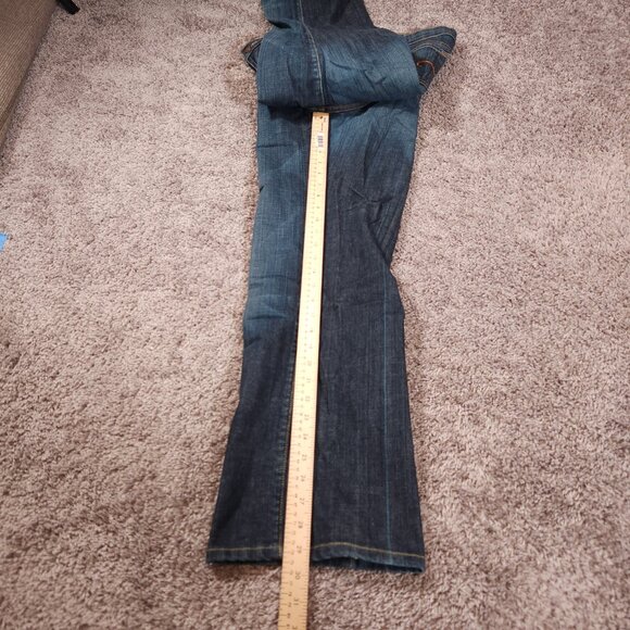 David Kahn Blue Jeans Womens Size 14 Bootcut Stretchy Cotton Polyurethane Casual - Picture 5 of 16